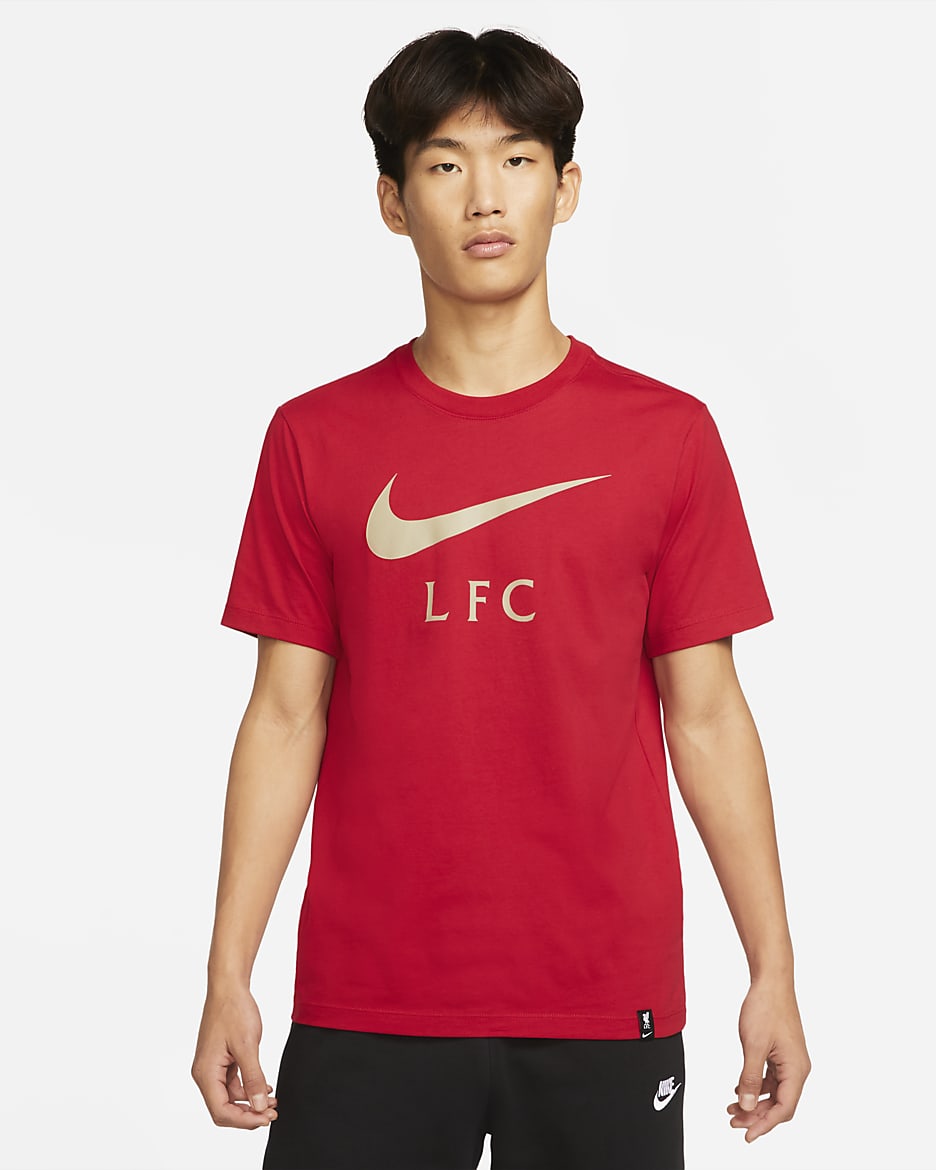 เสื้อยืดฟุตบอลผู้ชาย Liverpool FC - Gym Red