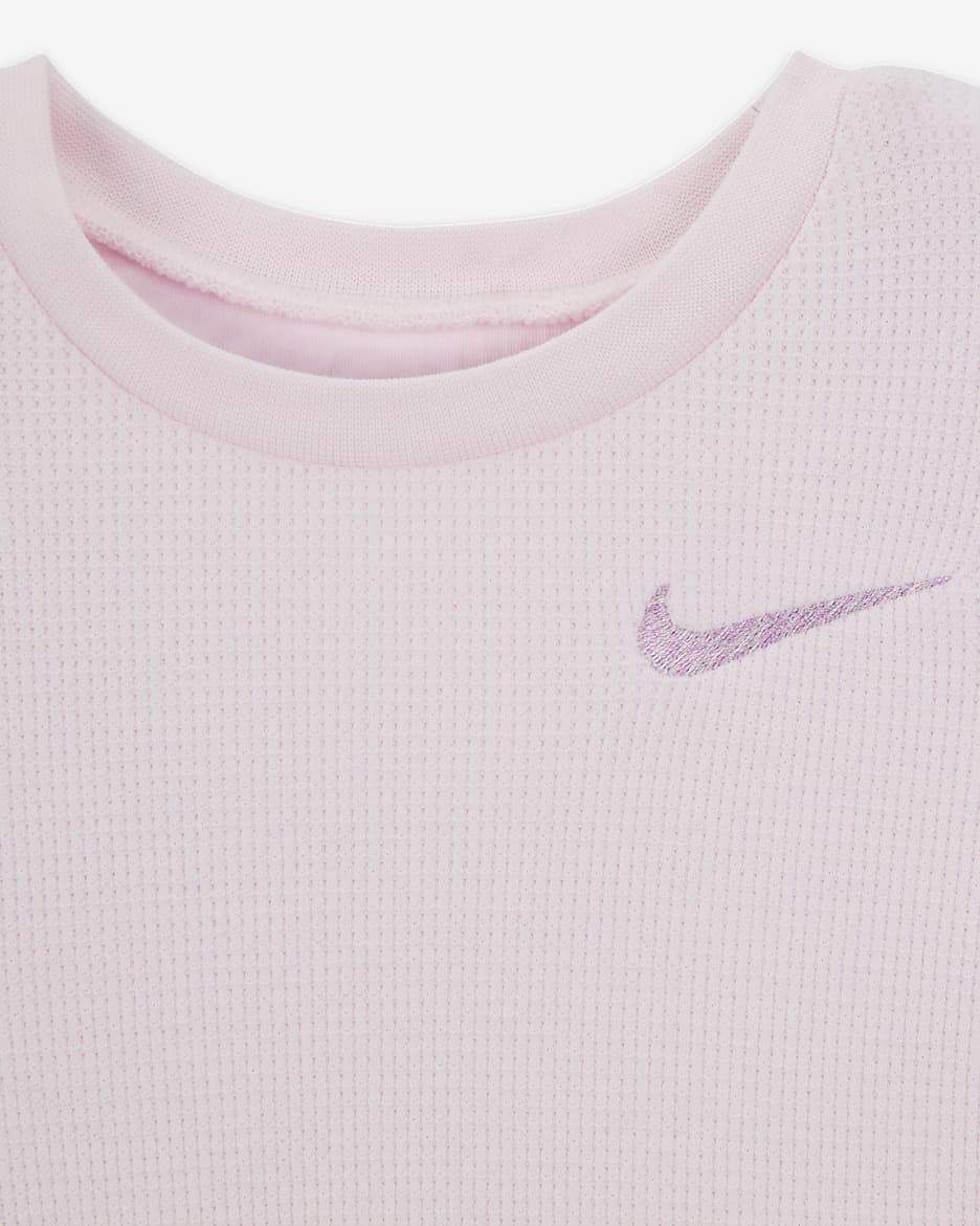 Nike ReadySet Baby Bodysuit - Pink Foam