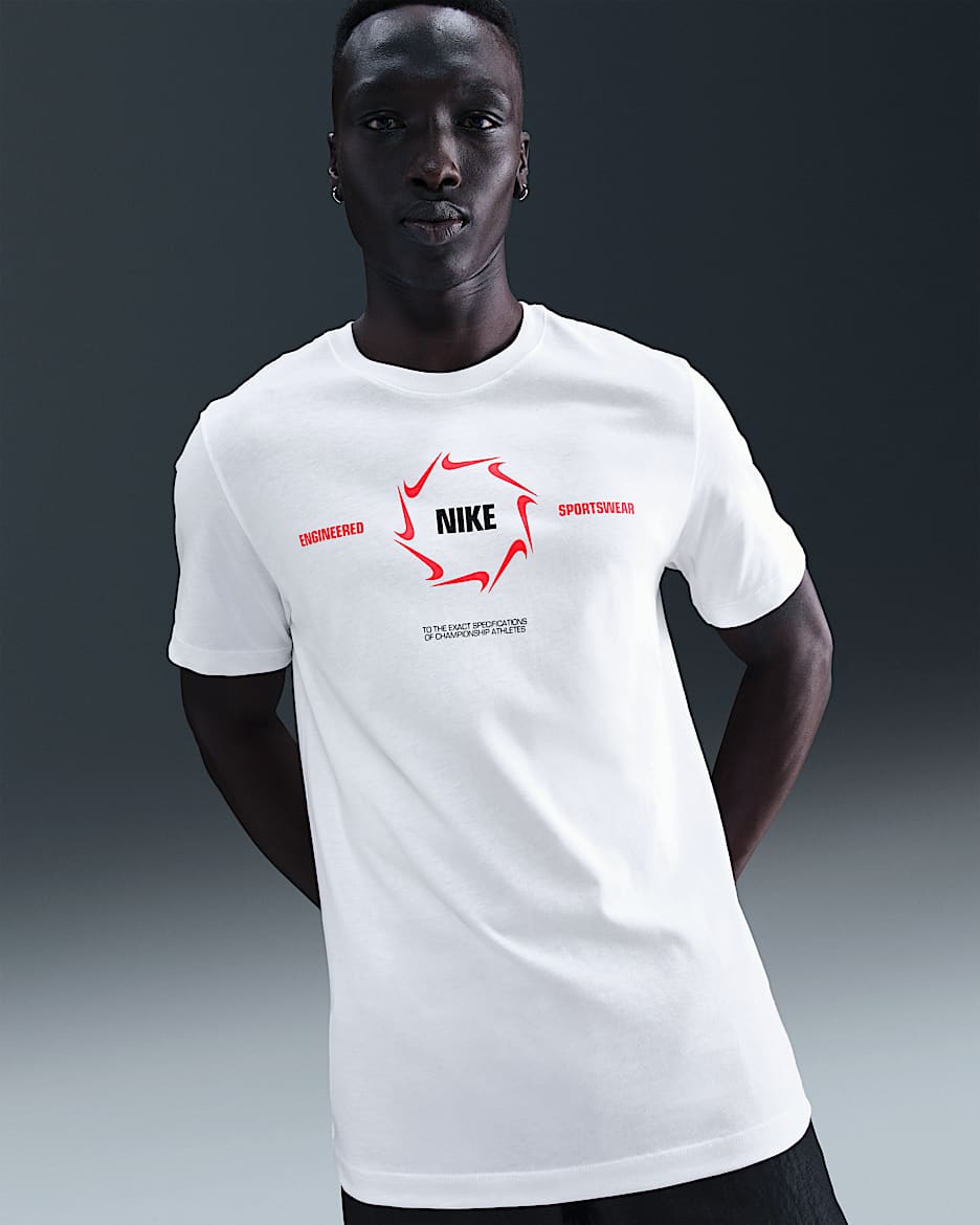 Nike Sportswear Men's T-Shirt - White/Black