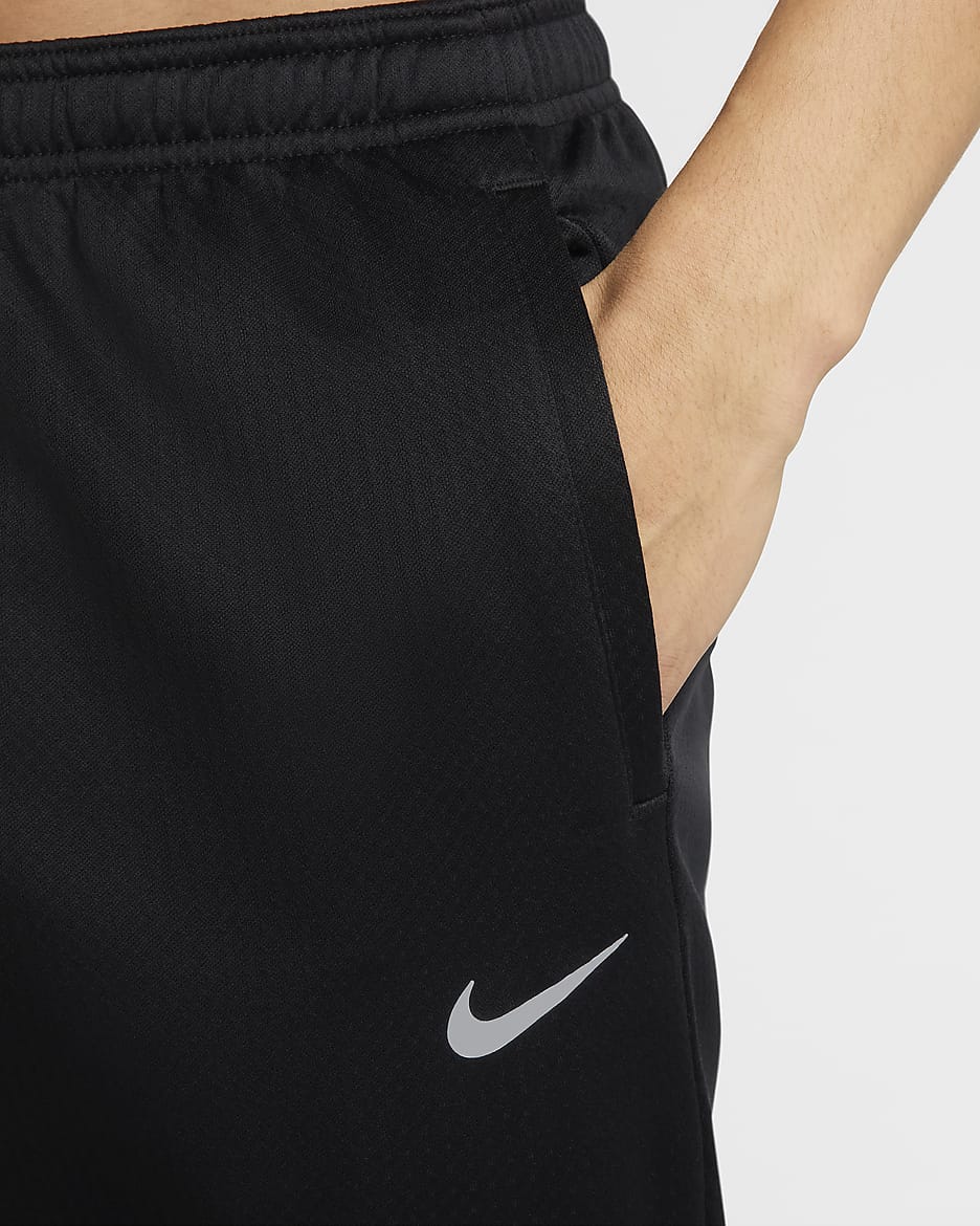 Nike Sphere Challenger Men's Therma-FIT Water-Repellent Running Trousers - Black/Black