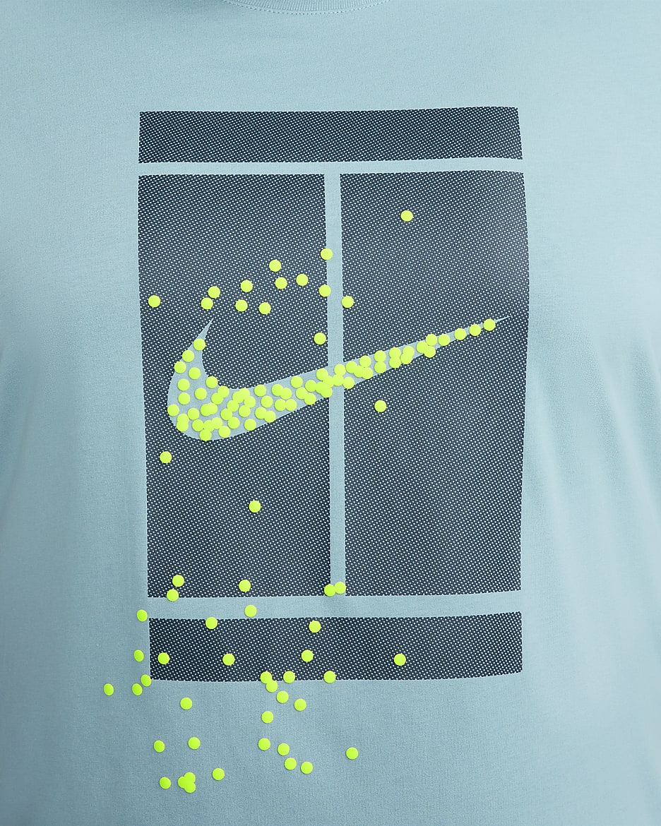 Playera de tenis para hombre NikeCourt - Denim turquesa