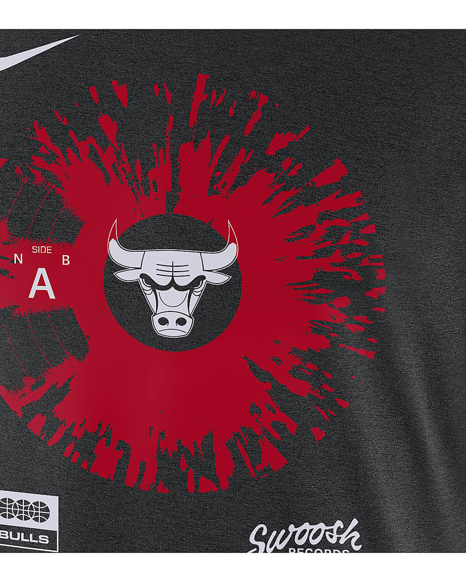 Playera Nike de la NBA para hombre Chicago Bulls Max90 - Negro