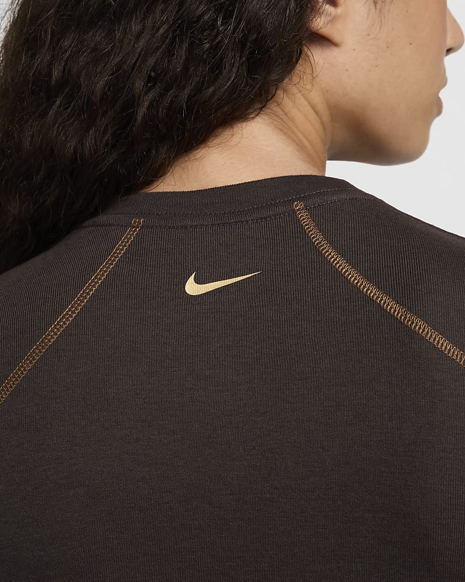 Abito a manica corta Nike Sportswear - Donna - Velvet Brown