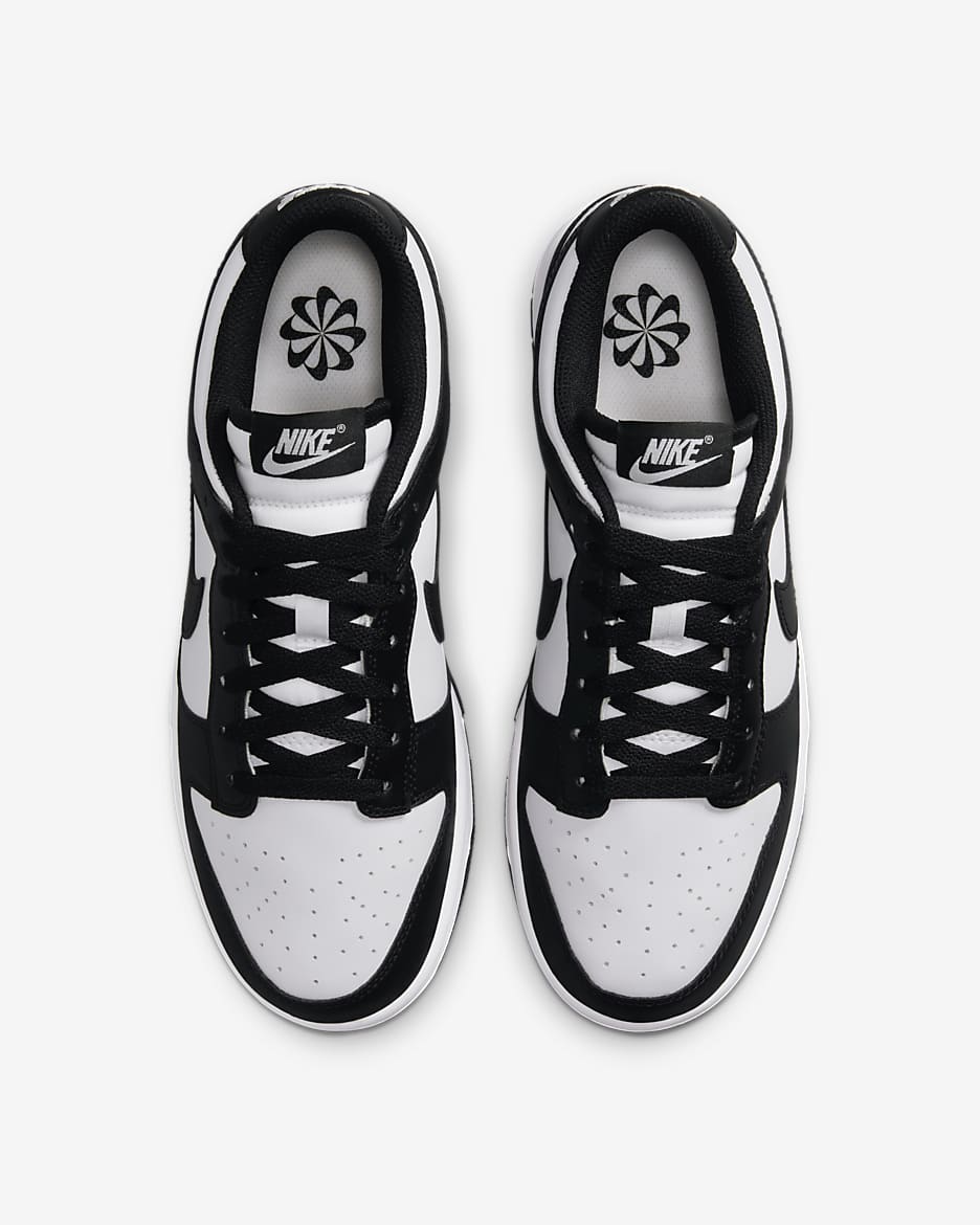 Chaussure Nike Dunk Low pour femme - Blanc/Noir