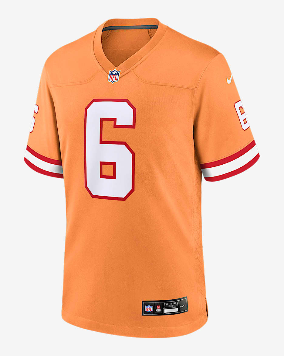 Baker Mayfield Tampa Bay Buccaneers Men's Nike NFL Game Jersey - Sport Orange