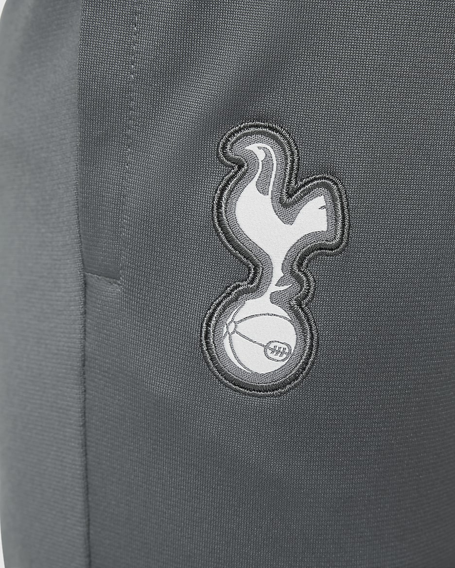 Pleteninová fotbalová sportovní souprava Tottenham Hotspur Strike Nike Dri-FIT pro malé děti - Grey Fog/Polar/Dark Grey/Dark Grey