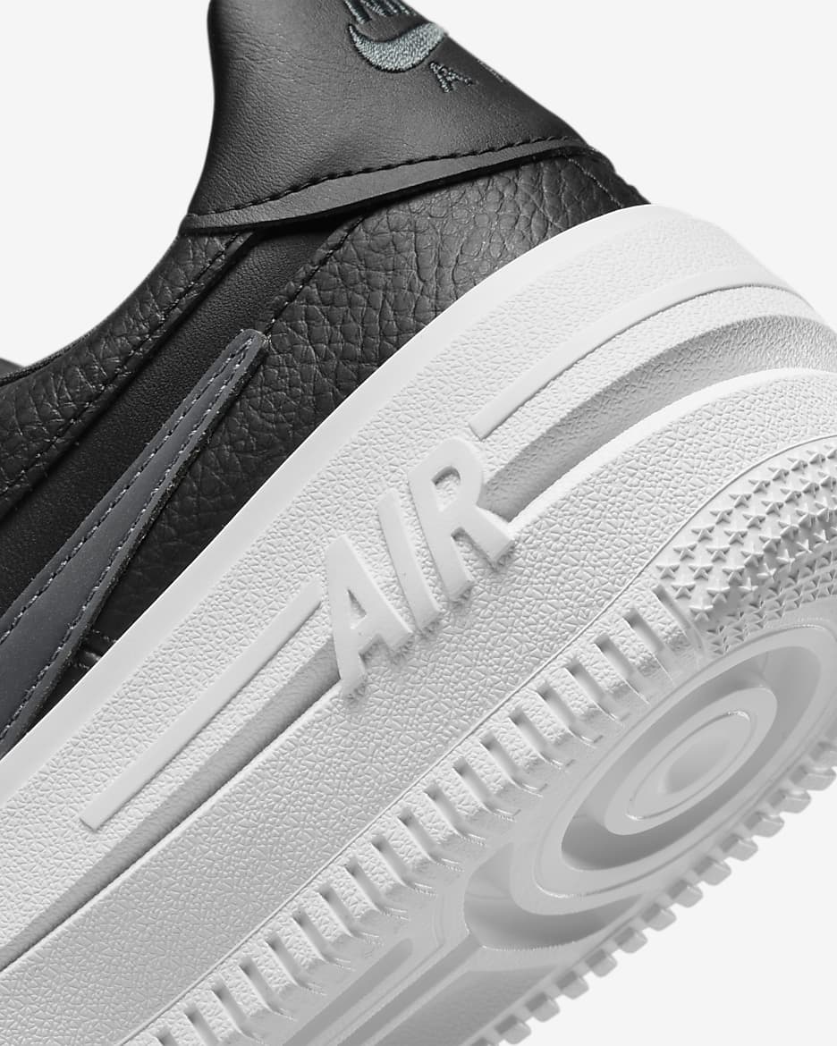 Tenis para mujer Nike Air Force 1 PLT.AF.ORM - Negro/Blanco/Negro/Antracita