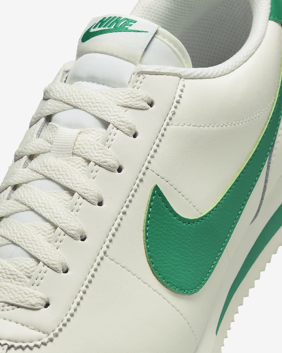 Nike Cortez 男鞋 - Sail/Stadium Green