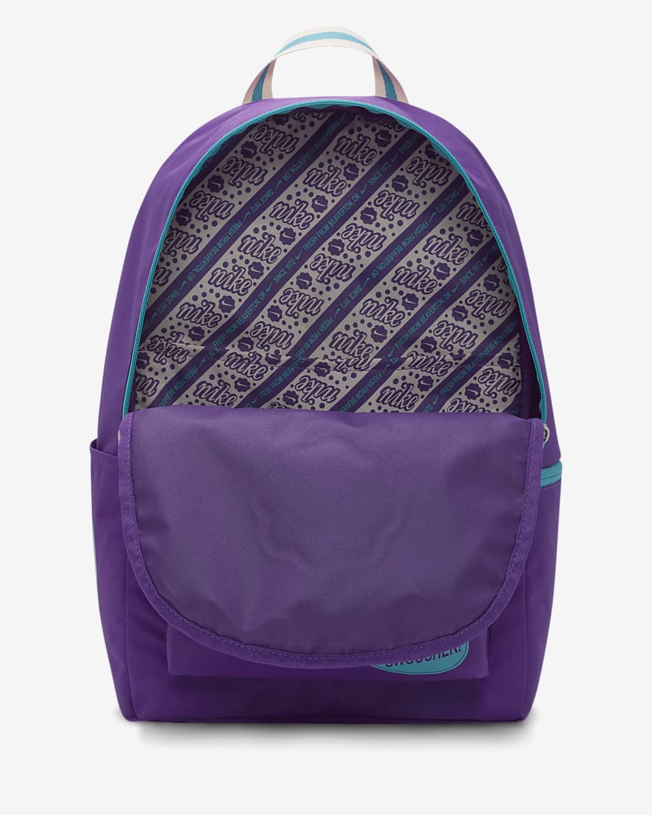 Nike Heritage Backpack (25L) - Disco Purple/Teal Nebula/Teal Nebula