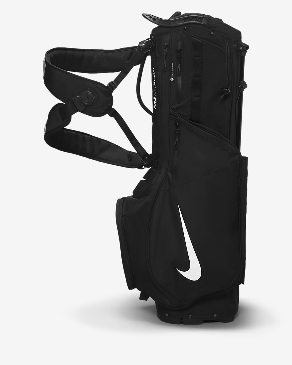 Nike Air Hybrid 2 Golf Bag - Black/Black/White