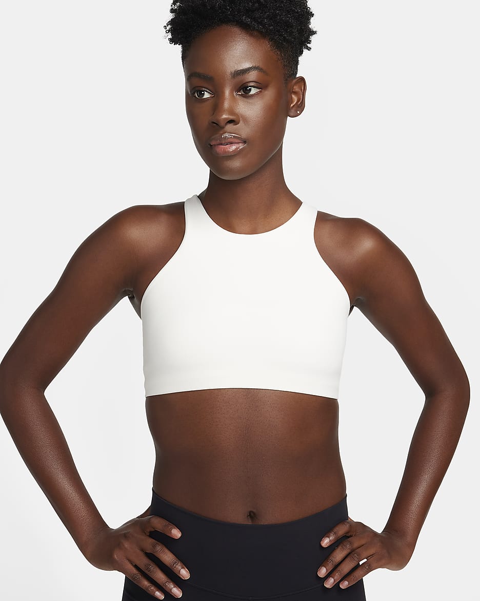 Nike One Women's Medium-Support Lightly Lined Sports Bra - Sail