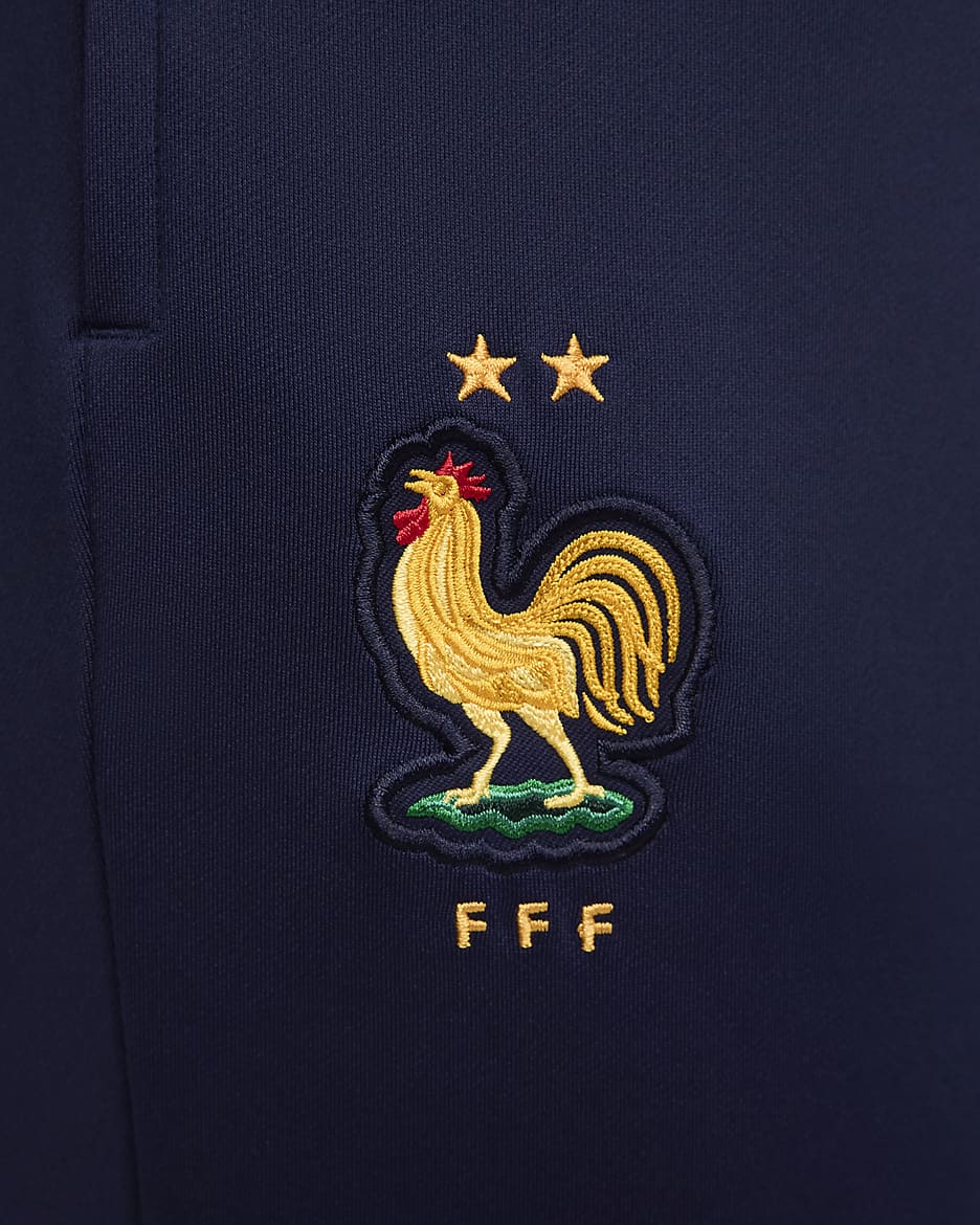 FFF Strike Pantalons de futbol de teixit Knit Nike Dri-FIT - Dona - Blackened Blue/Cobalt Bliss/Cobalt Bliss