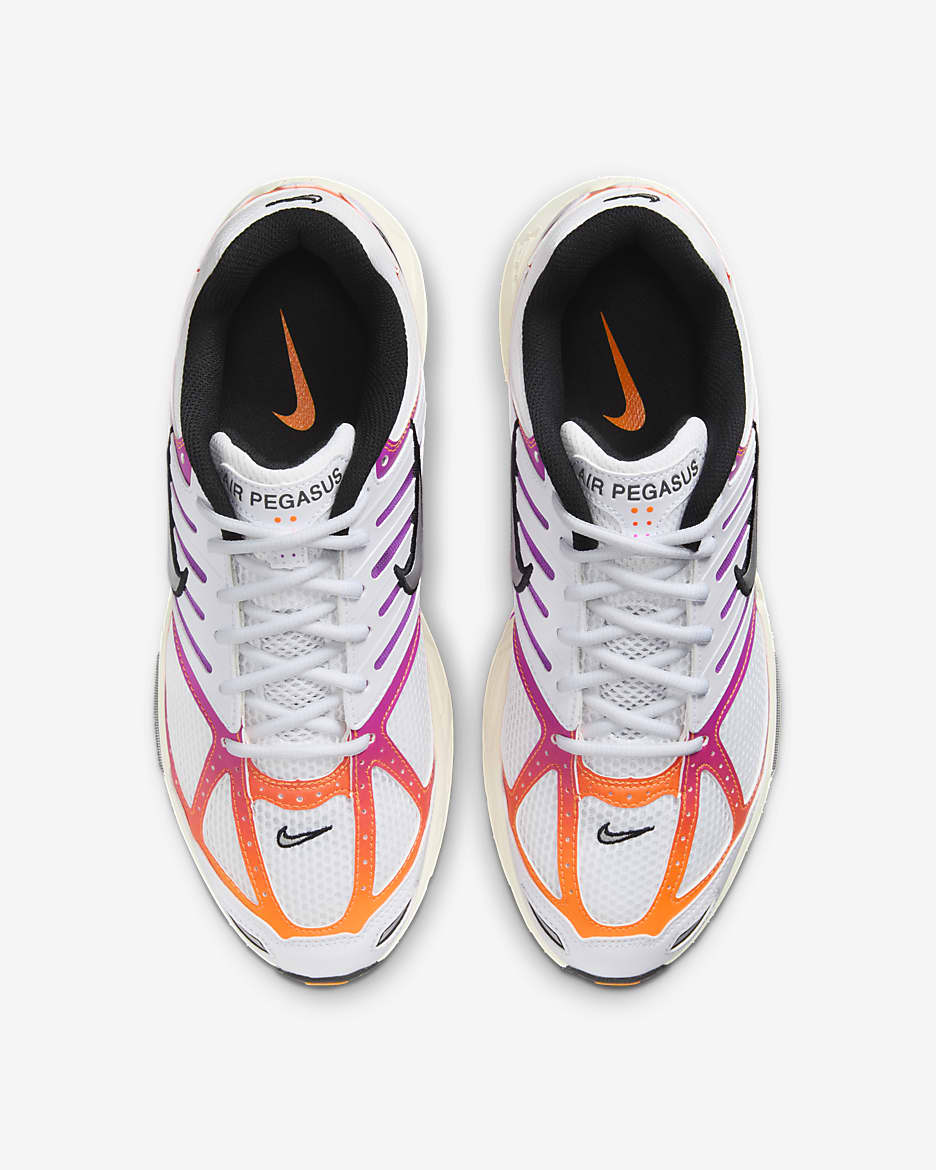 Nike Air Pegasus 2005 Sabatilles - Home - Blanc/Total Orange/Hyper Violet/Chrome