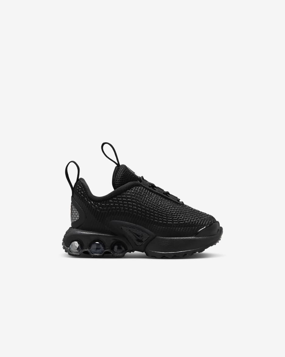 Nike Air Max Dn Sabatilles - Nadó i infant - Negre/Negre/Gris fosc metal·litzat/Negre