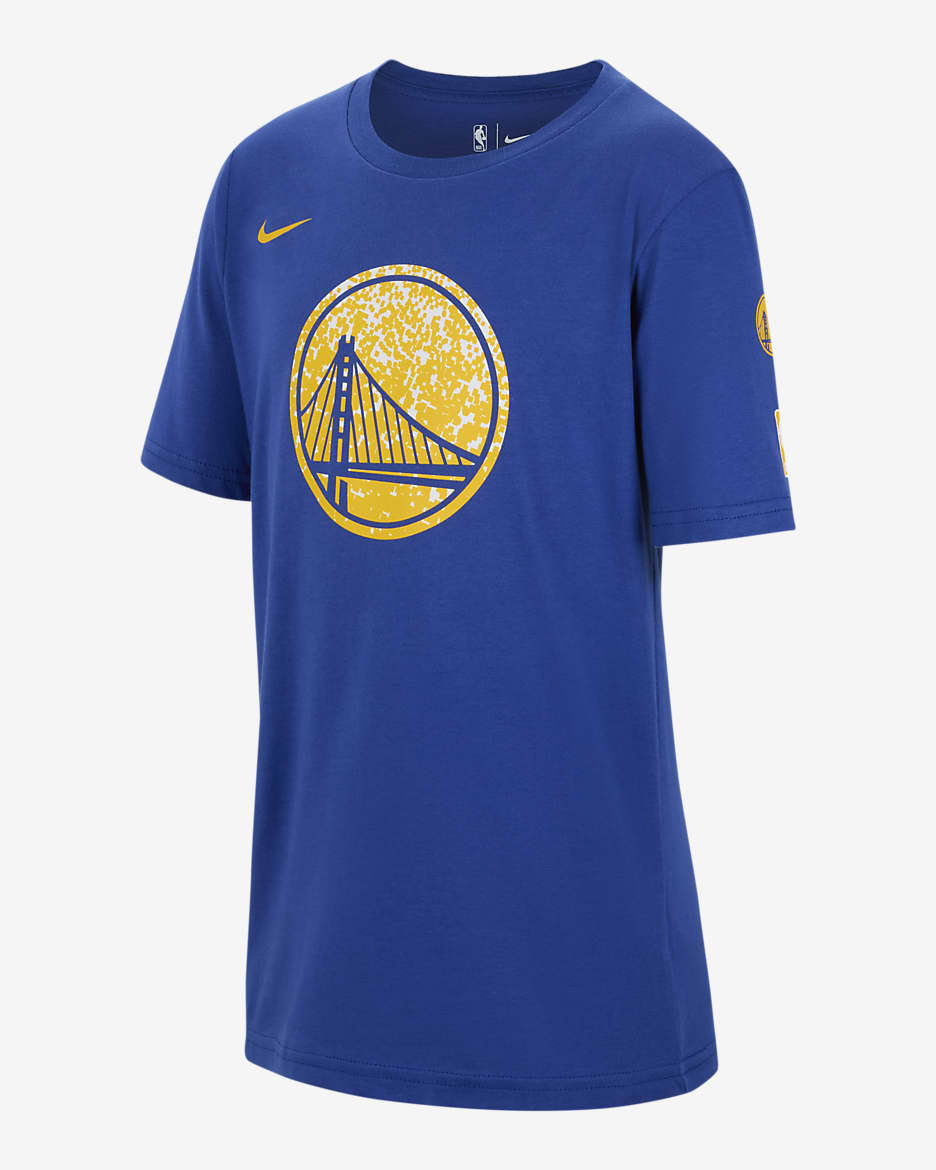 Golden State Warriors Essential Nike NBA-T-Shirt für ältere Kinder (Jungen) - Rush Blue