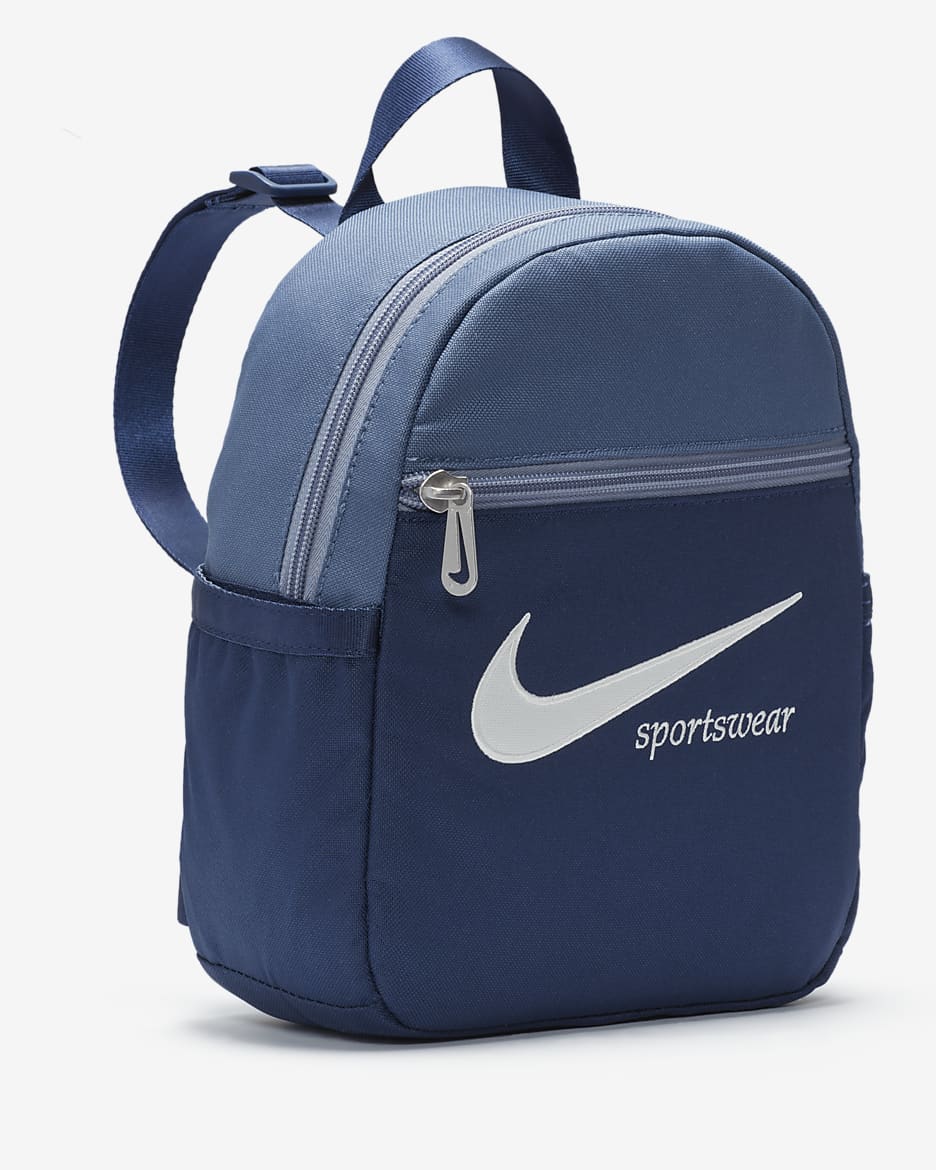 Nike Sportswear Futura 365 Mini Backpack (6L) - Midnight Navy/Diffused Blue/Sail