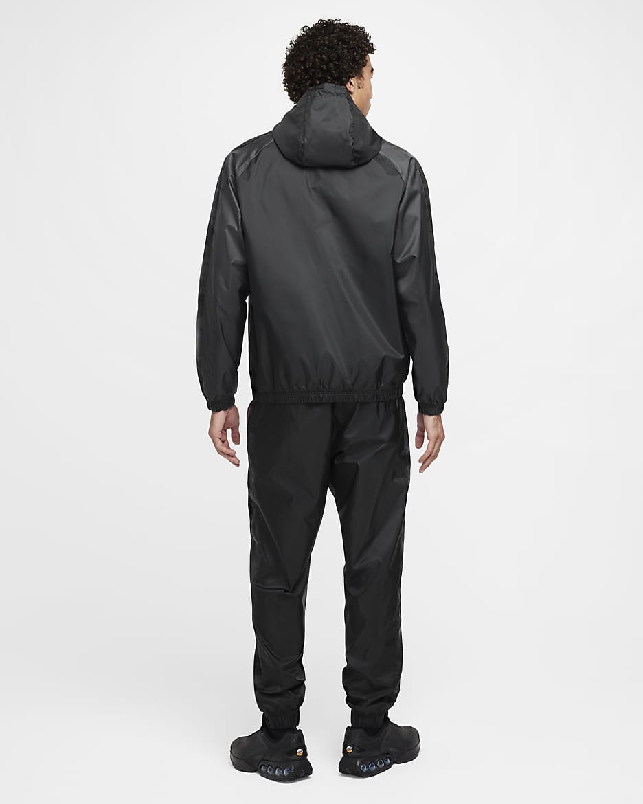 Survêtement tissé à capuche Nike Football Chelsea FC 3e tenue pour homme - Noir/Anthracite/Pink Prime