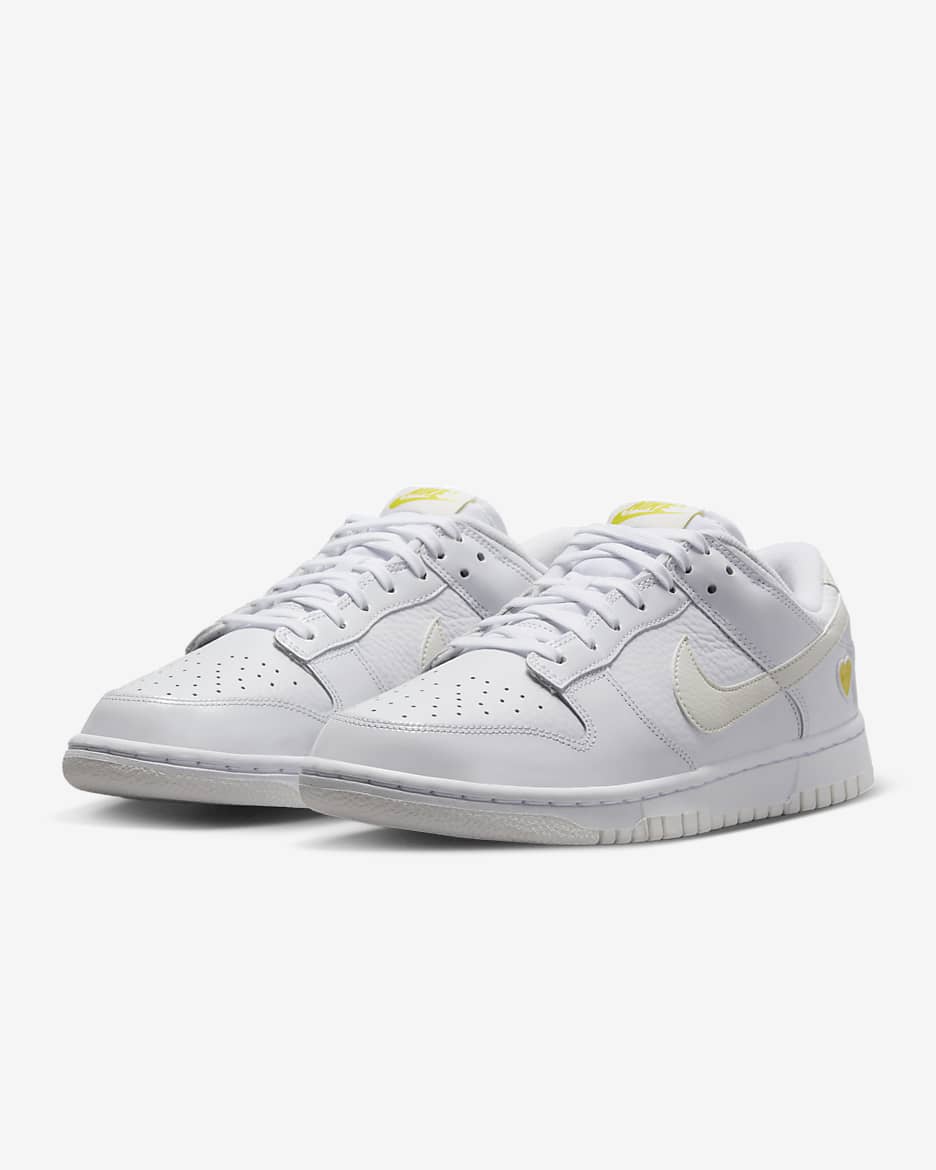 Scarpa Nike Dunk Low – Donna - Bianco/Opti Yellow/Sail