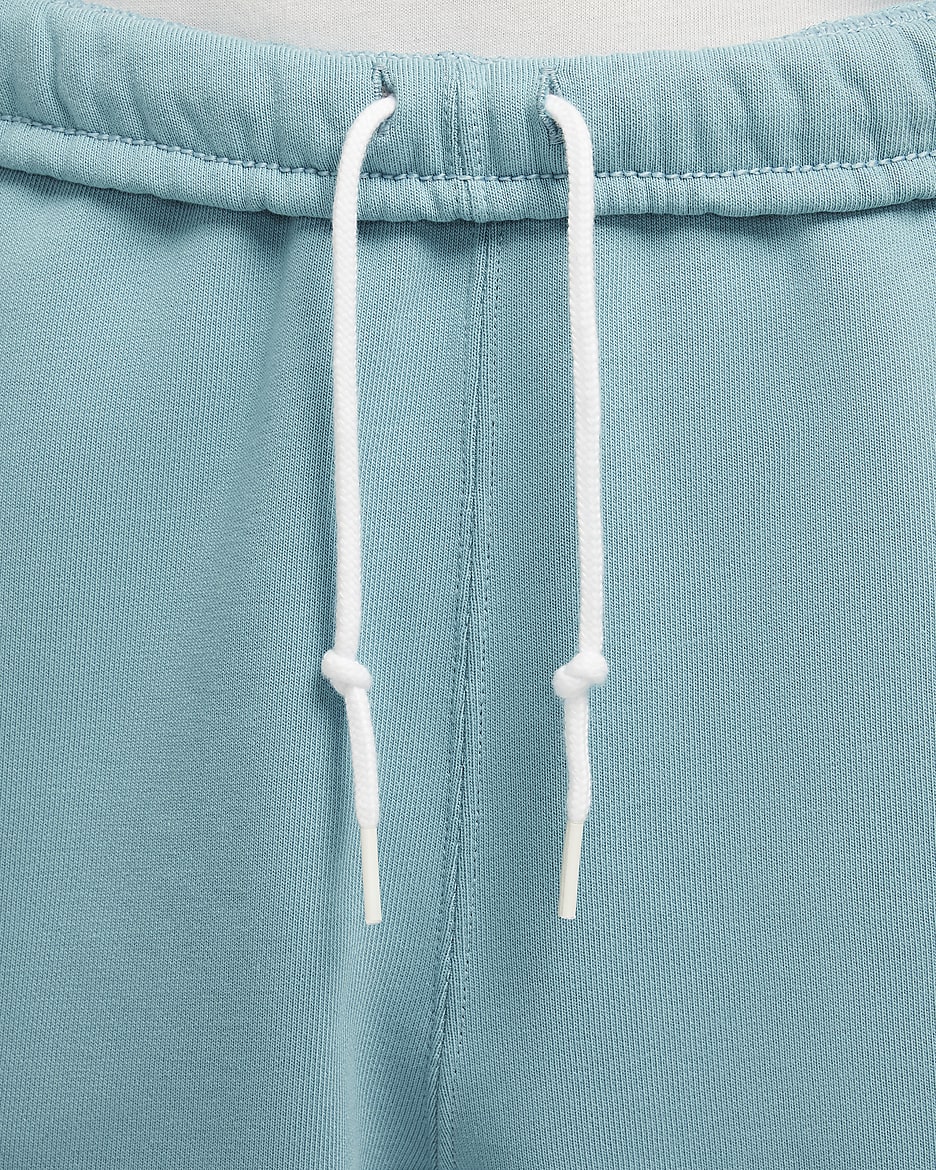 Pantaloni in fleece Nike Solo Swoosh - Uomo - Denim Turquoise/Bianco