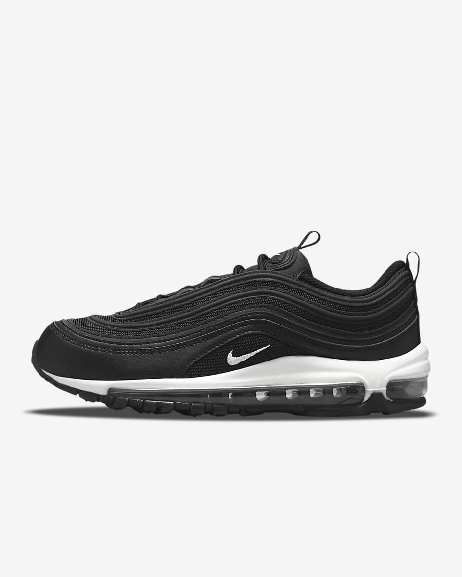 Skor Nike Air Max 97 för kvinnor - Svart/Svart/Vit