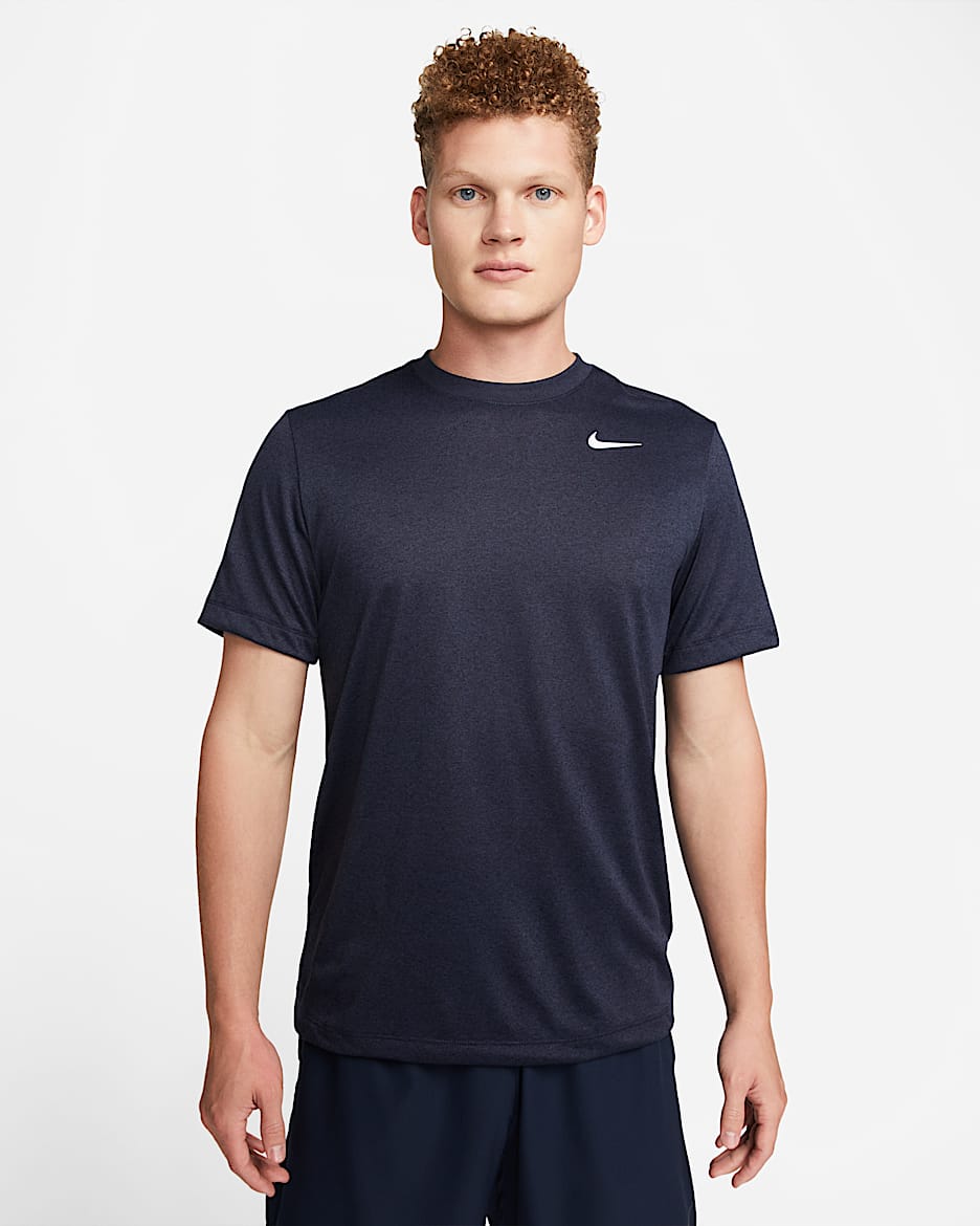 Playera de fitness Dri-FIT para hombre Nike Legend - Obsidiana/Negro/Blanco