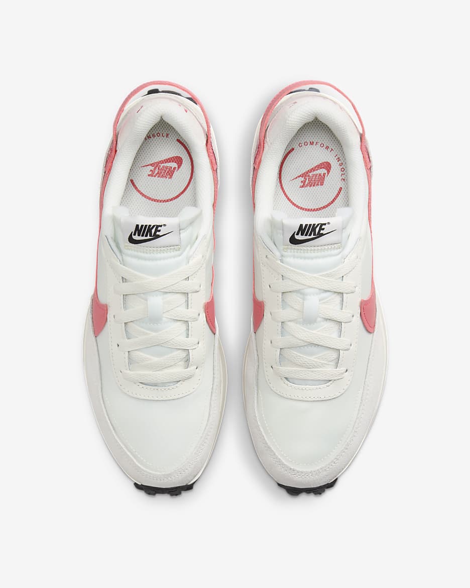 Nike Waffle Debut Women's Shoes - Sail/Black/Aster Pink