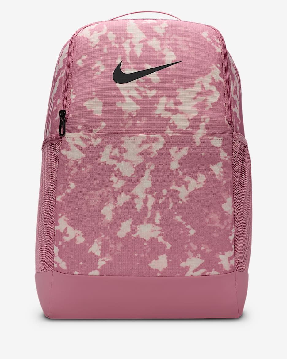 Nike Brasilia Backpack (Medium, 24L) - Elemental Pink/Elemental Pink/Black
