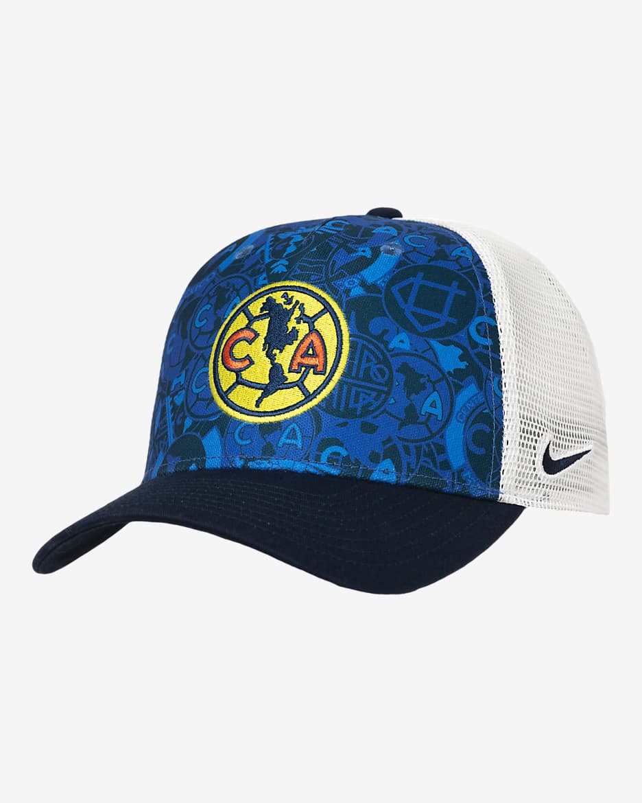 Gorra de rejilla de fútbol Nike Club América - Azul marino