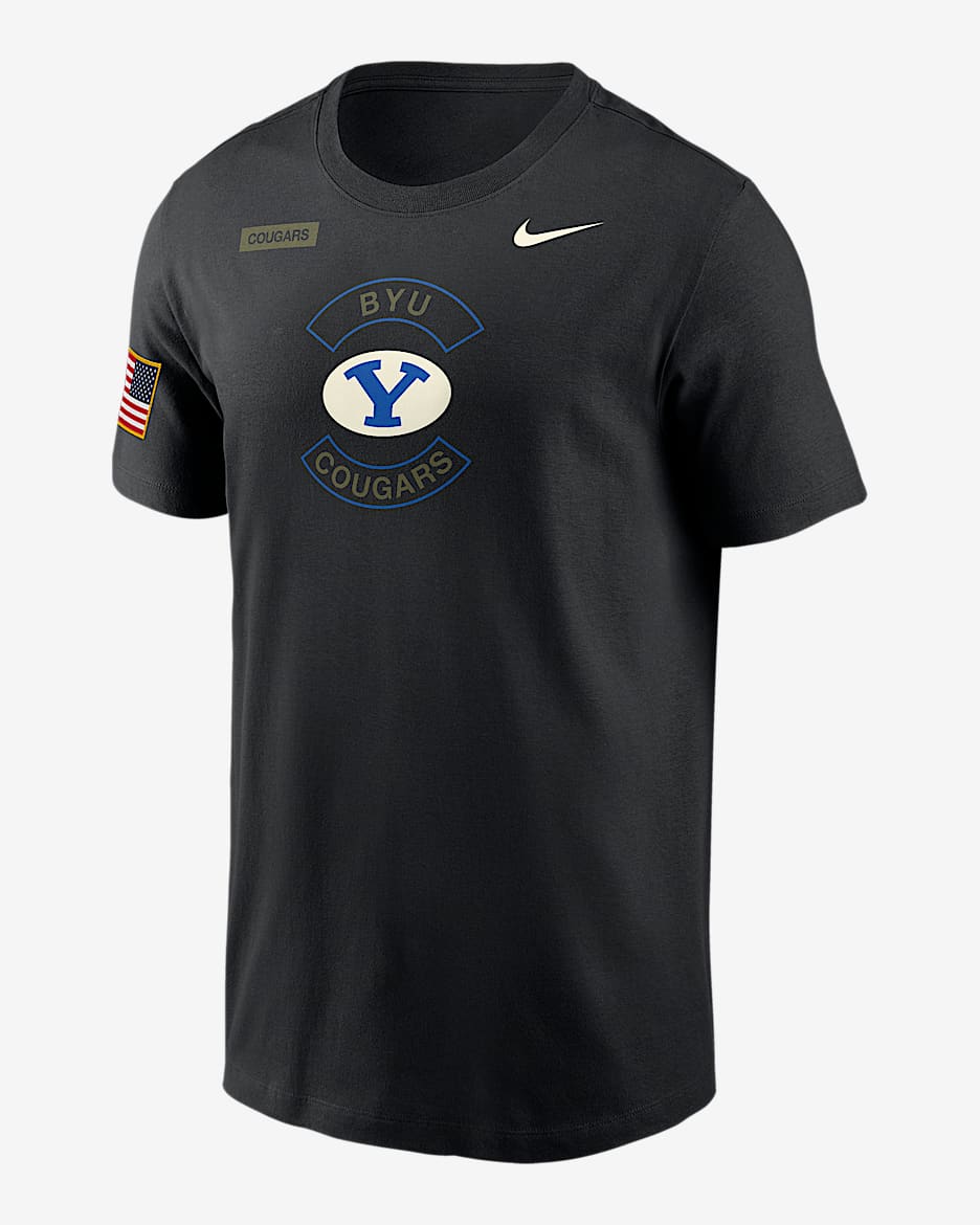 BYU Cougars Team Issue Men's Nike Dri-FIT T-Shirt - Black