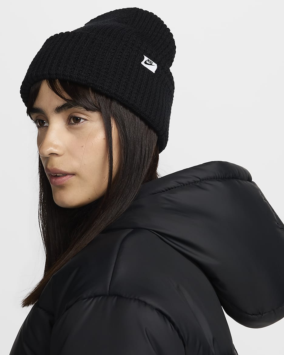 Nike Peak Gorra de punt tipus gofra - Negre