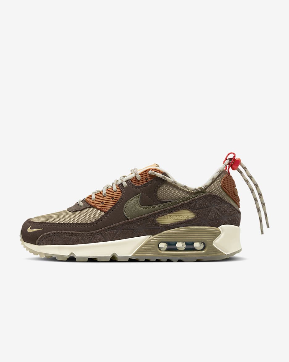 Nike Air Max 90 SE Women's Shoes - Khaki/Baroque Brown/Dark Russet/Medium Olive