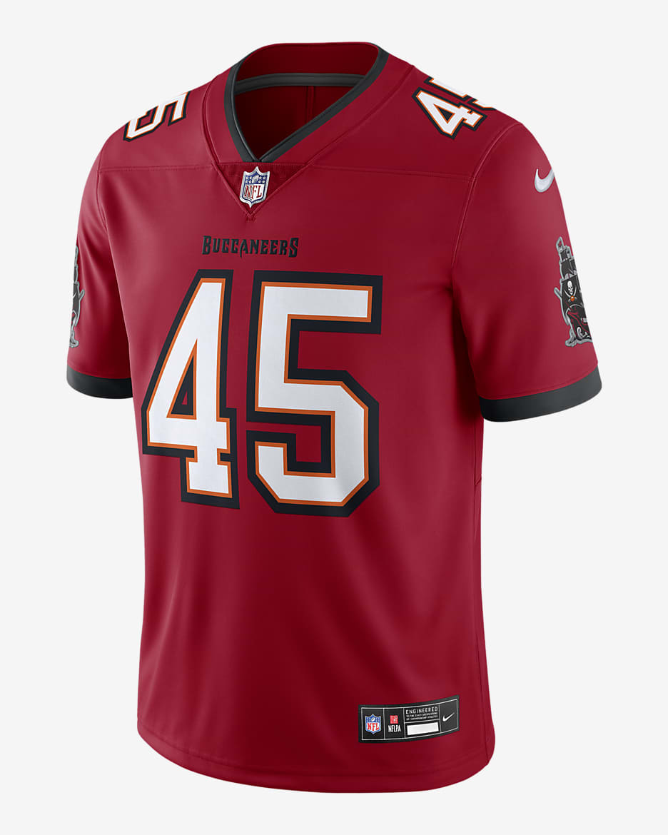 Devin White Tampa Bay Buccaneers Men's Nike Dri-FIT NFL Limited Football Jersey - Red