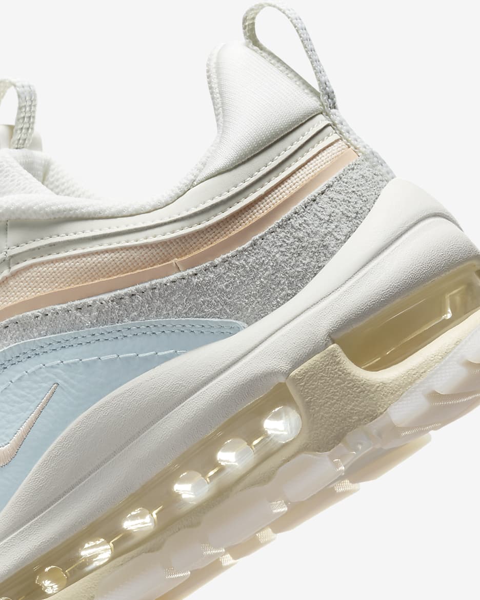 Nike Air Max 97 Futura 女鞋 - Glacier Blue/Crimson Tint/Guava Ice/Trace Blue