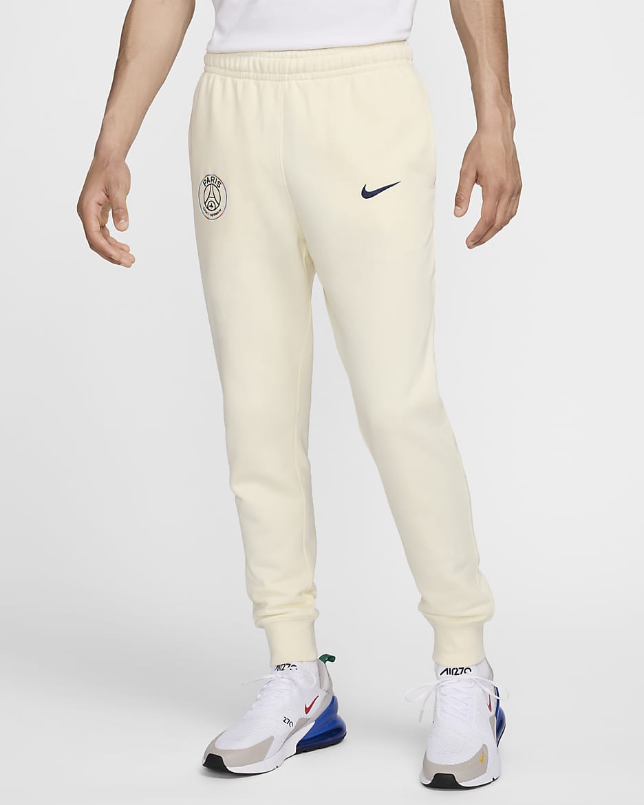 Joggers Nike Fútbol para hombre Paris Saint-Germain Club - Leche de coco/Azul marino medianoche