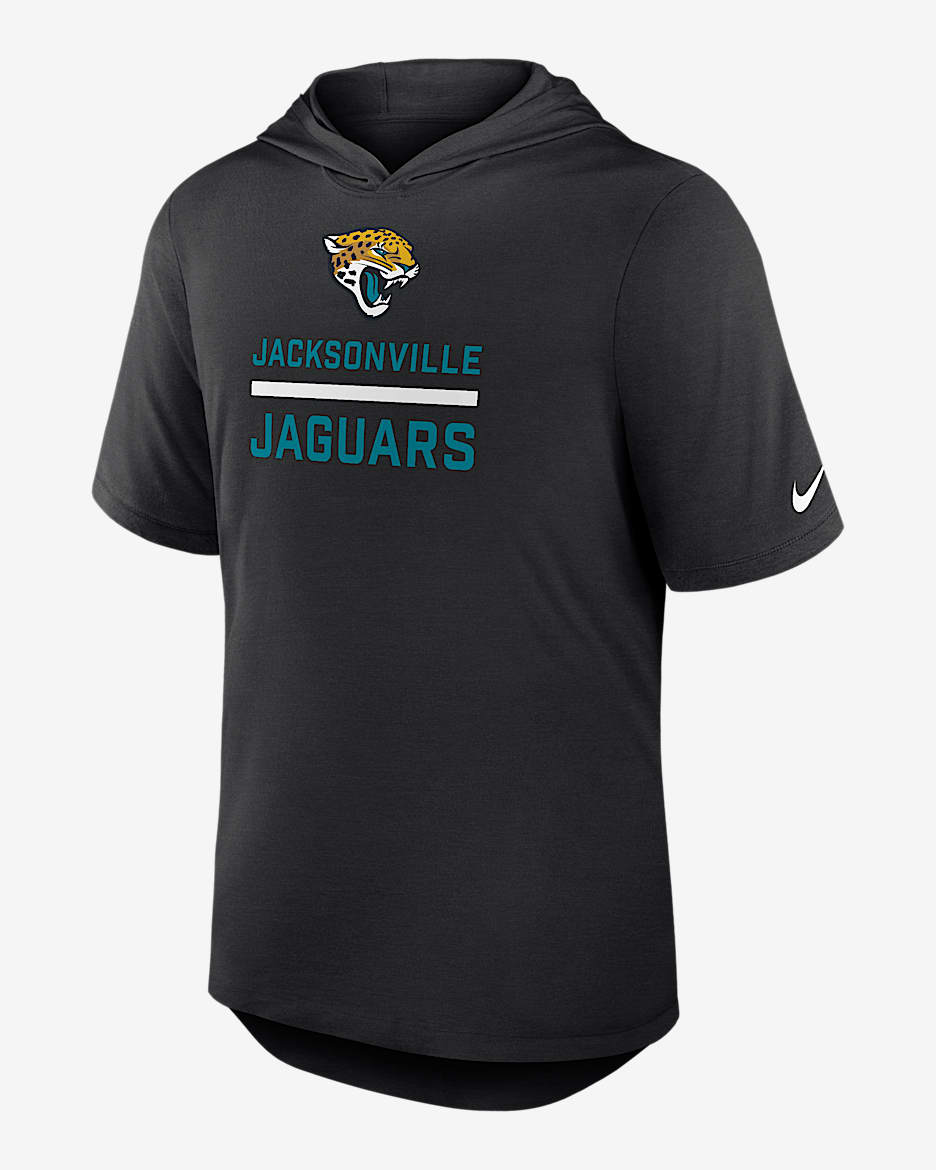 Jacksonville Jaguars Men's Nike Dri-FIT NFL Hooded T-Shirt - Black
