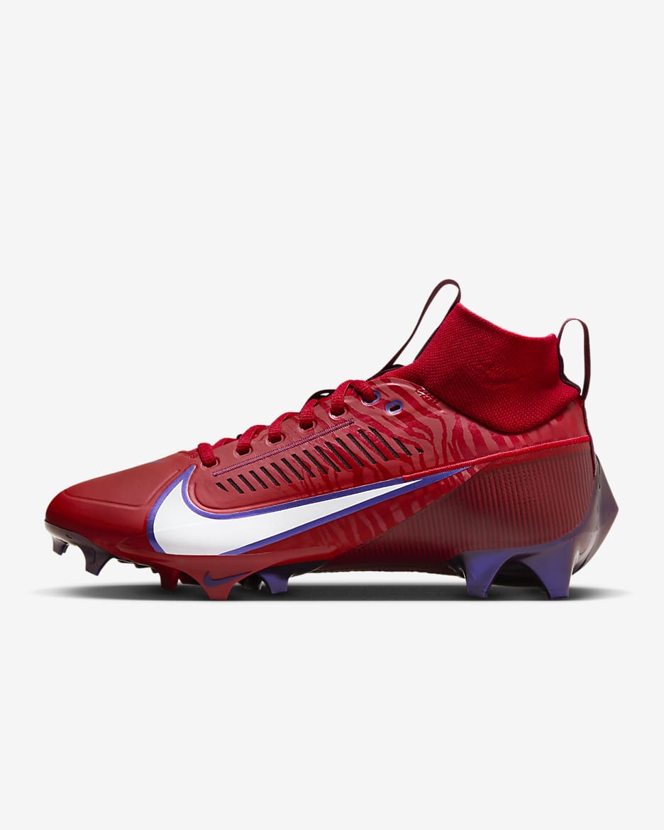 Nike Vapor Edge Pro 360 2 "Ja'Marr Chase" Men's Football Cleats - Gym Red/Court Purple/Deep Maroon/White