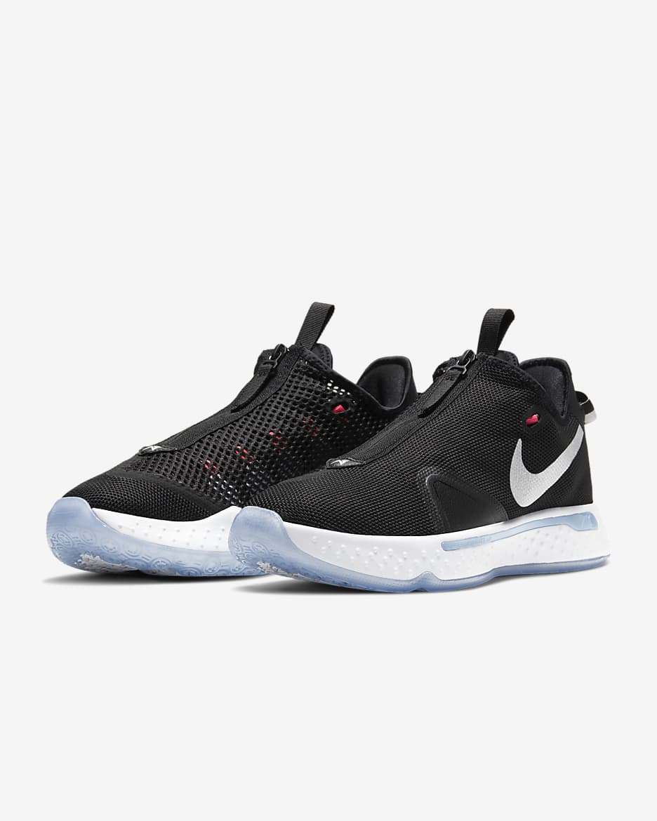 PG4 Basketball Shoes - Black/Light Smoke Grey/White