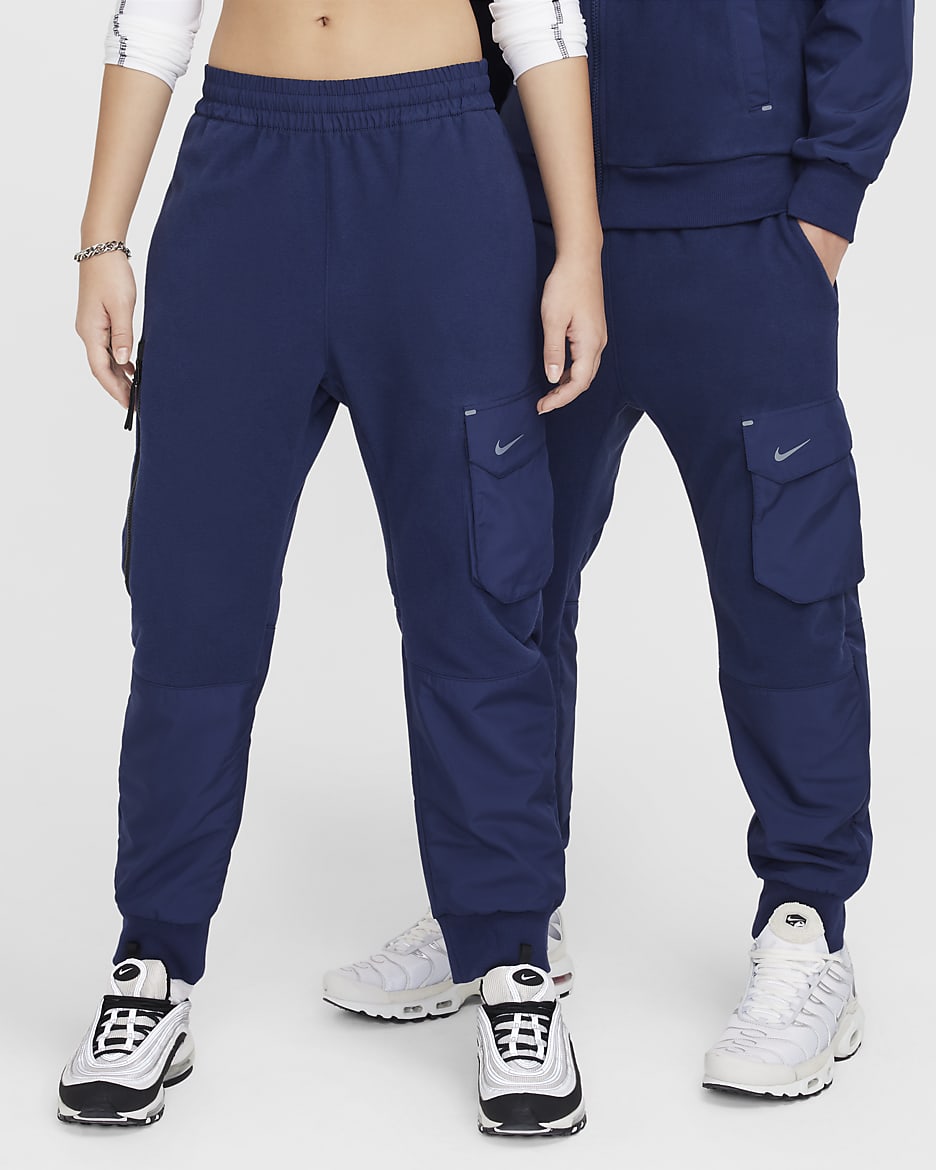 Nike Sportswear City Utility EasyOn Big Kids' Therma-FIT Winterized Pants - Midnight Navy/Black