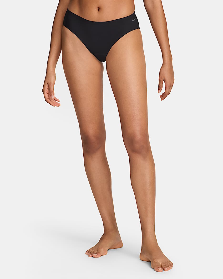 Ropa interior para mujer Nike Leak Protection para el período - Negro/Gris azulado