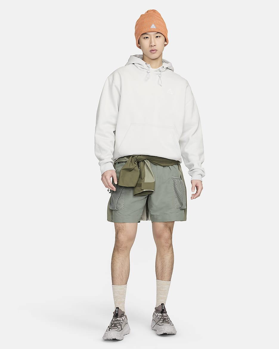 Nike ACG "Snowgrass" Men's Cargo Shorts - Dark Stucco/Summit White