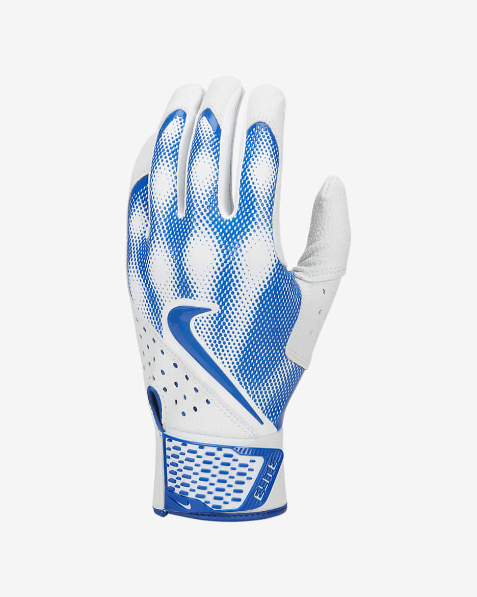 Guantes de bateo de béisbol (1 par) Nike Alpha Elite - Blanco