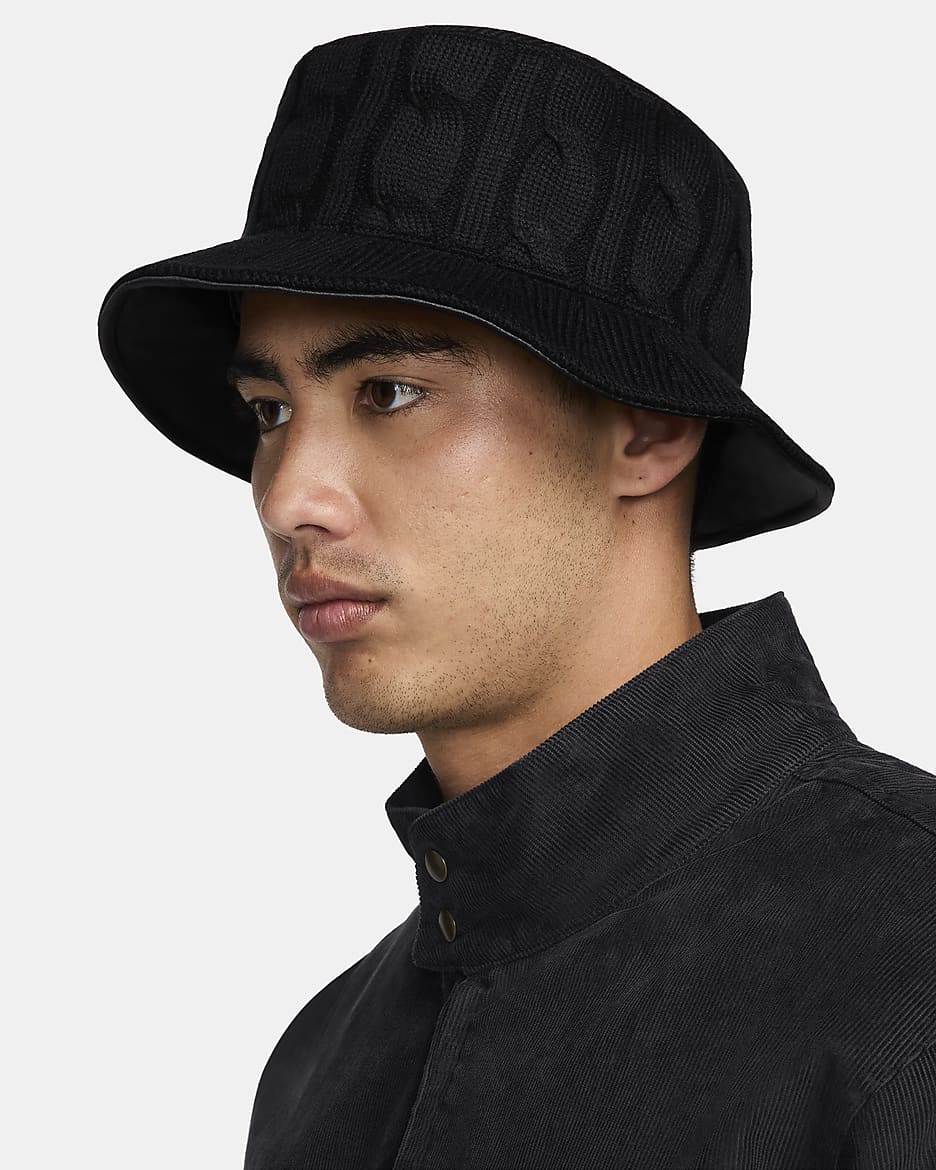 Nike Life Apex Reversible Bucket Hat - Black/Anthracite