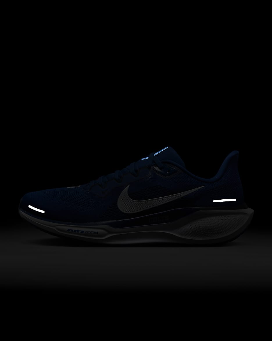 Tenis de correr en pavimento para hombre Nike Pegasus 41 NFL Indianapolis Colts - Azul gimnasio/Blanco/Negro/Blanco