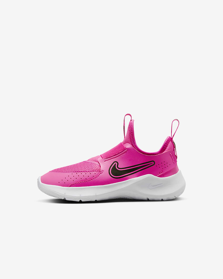 Nike Flex Runner 3 Little Kids' Shoes - Laser Fuchsia/Black