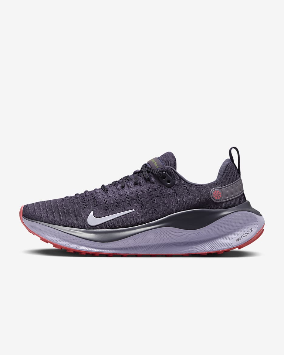 Nike InfinityRN 4 Women's Road Running Shoes - Dark Raisin/Aster Pink/Off-Noir/Hydrangeas