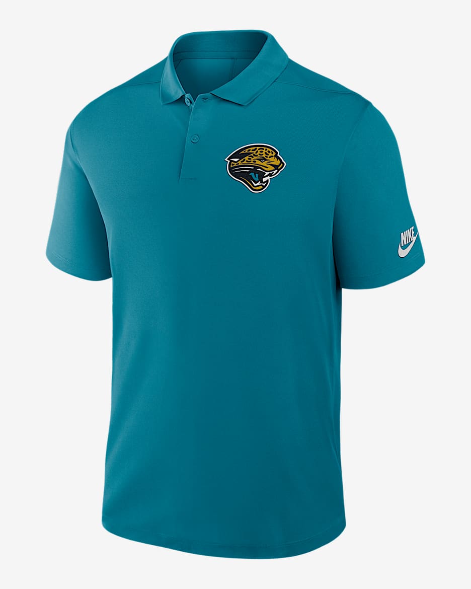 Polo Nike Dri-FIT de la NFL para hombre Jacksonville Jaguars Rewind Victory - Azul verdoso