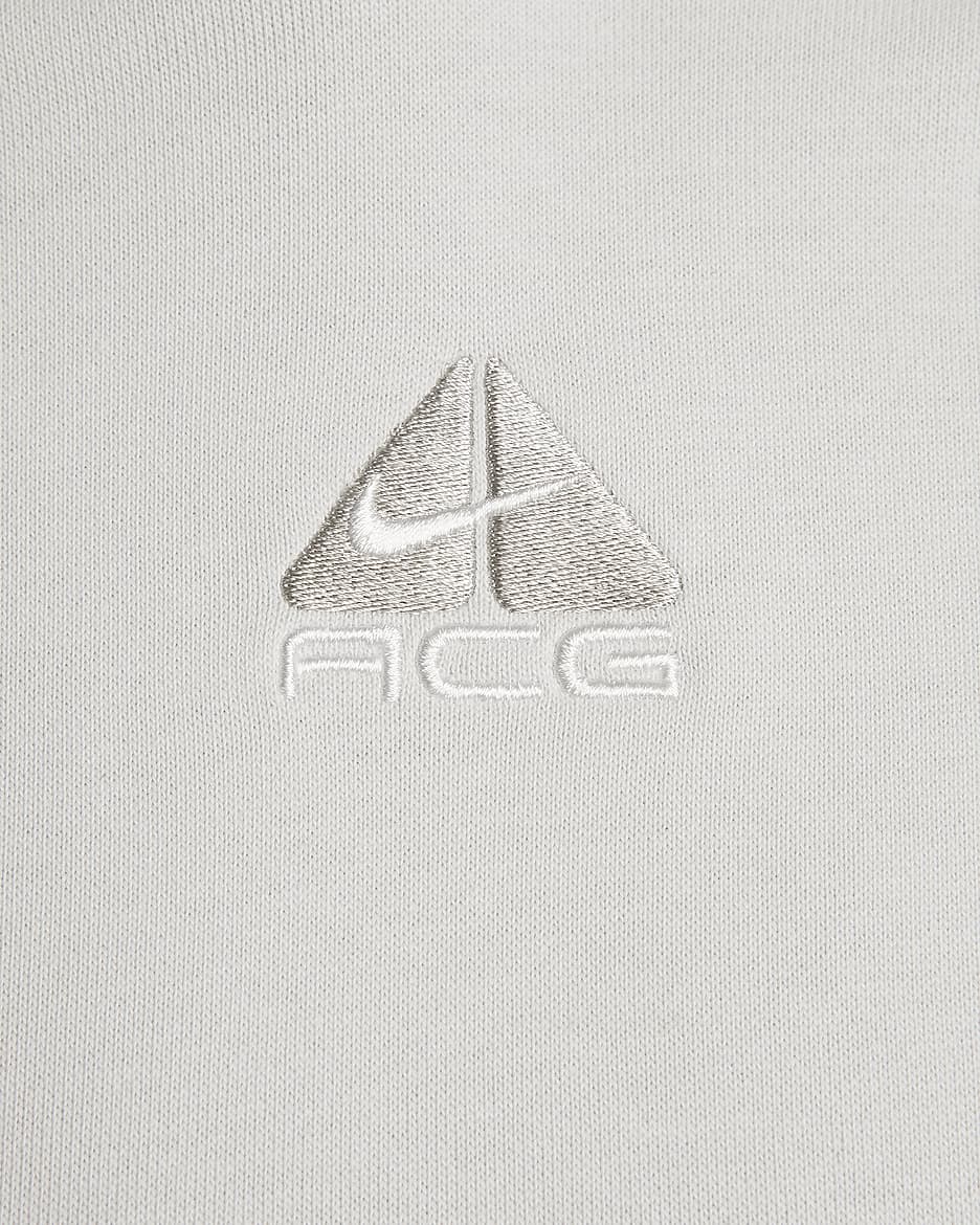 Nike ACG Therma-FIT Women's "Tuff Knit" Fleece Hoodie - Photon Dust/Light Iron Ore/Summit White