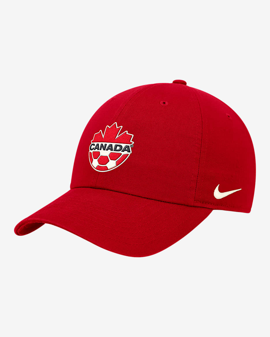Gorra de fútbol Nike ajustable Canada Club - Rojo universitario