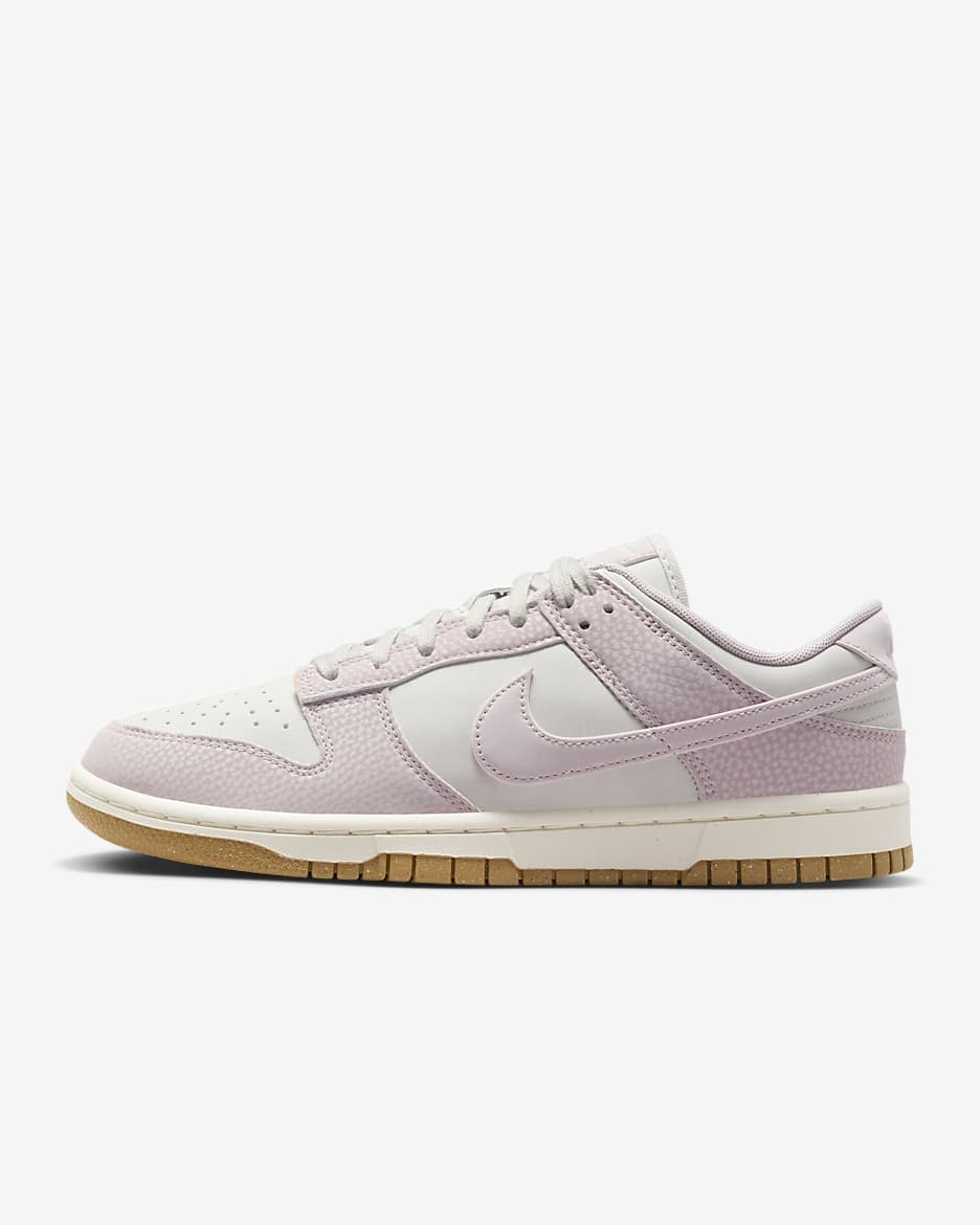 Tenis para mujer Nike Dunk Low Premium Next Nature - Hueso claro/Marrón claro goma/Vela/Violeta platino