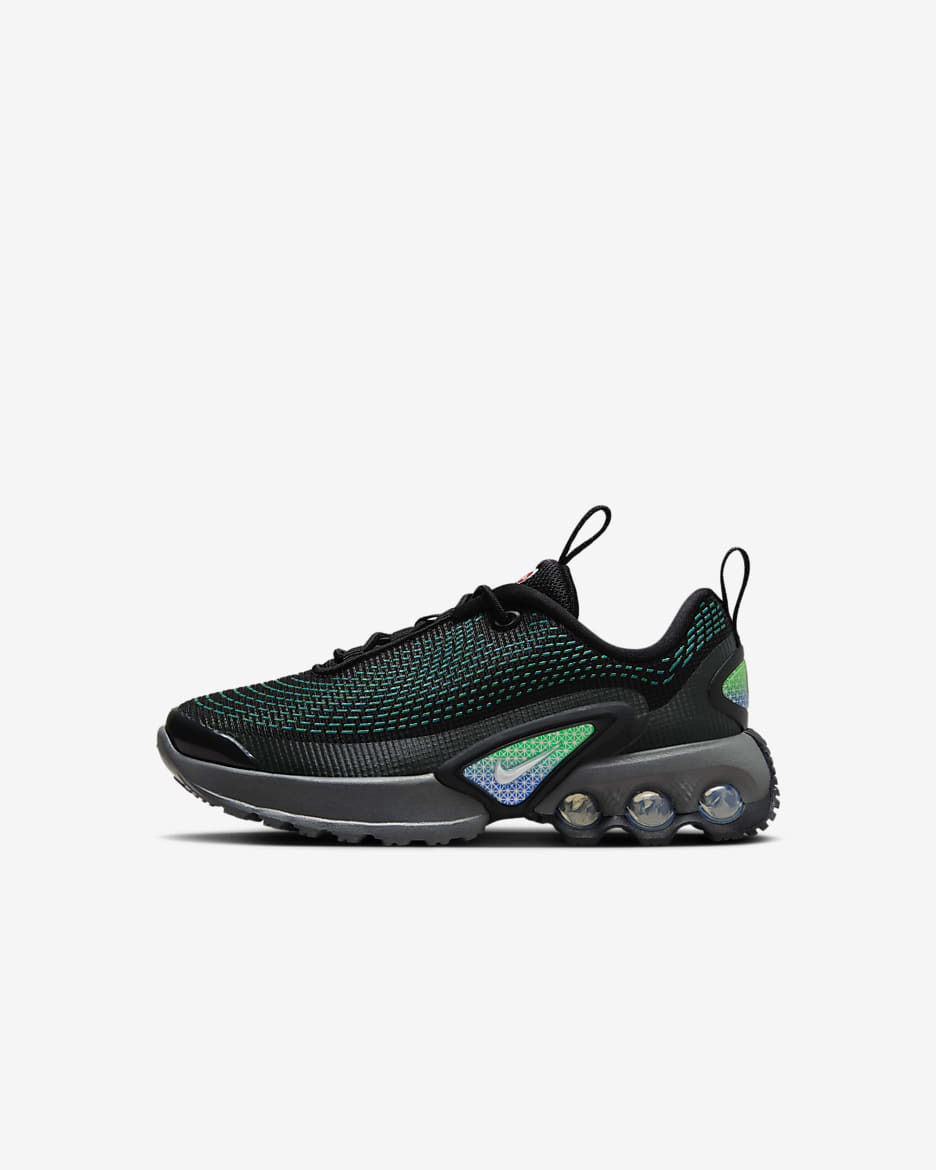 Sapatilhas Nike Air Max Dn para criança - Preto/Hyper Cobalt/Verde Rage/Branco